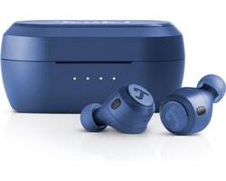 Teufel REAL BLUE TWS 3 - Draadloze oortjes met hybride Active Noise Cancelling - Bluetooth 5.3 met AAC - Spatwaterbescherming IPX4 - Oplaadcase - staalblauw