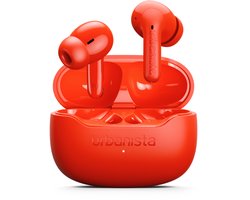 Urbanista Palermo Draadloze ANC Oortjes – 32u Afspeeltijd – met Active Noise Cancelling – Bluetooth – IPX4 Waterbestendig – EQ3 instellingen – Oranje