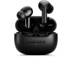 Urbanista Palermo Draadloze ANC Oortjes – 32u Afspeeltijd – met Active Noise Cancelling – Bluetooth – IPX4 Waterbestendig – EQ3 instellingen – Zwart