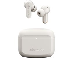 Urbanista Palo Alto Draadloze Oordopjes – met Noise Cancelling – 45u Afspeeltijd – Bluetooth – Voor Sporten en Dagelijks Gebruik – Wit