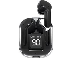 WAEYZ - Draadloze oordopjes - Bluetooth Oordopjes - Zwarte Bluetooth Headset - Oortjes draadloos - Earpods - LED Display - Bluetooth 5.3 - True Wireless Headphones - Zwart