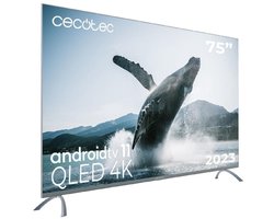 Smart TV Cecotec vqu30075+s 4K Ultra HD 75" QLED