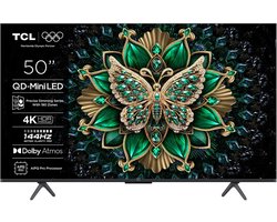 TCL 50C61K | 50 4K Ultra HD QD-MiniLED | 120Hz | Google TV | Dolby Vision | HDMI 2.1 | Smart TV