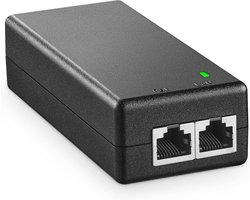 2,5 Gigabit PoE Injector 802.3af/at 30W - Plug & Play Ethernet Adapter