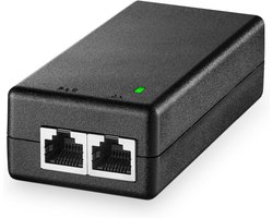 2,5 Gigabit PoE+ Injector - Power Over Ethernet Adapter - Plug & Play - Tot 100 Meter Afstand - 802.3af/at