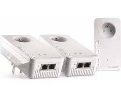 CPL WiFi Set - Powerline Adapters - Internet Verbinding - 2400 Mbit/s Snelheid - 3 Adapters