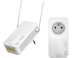 CPL600 Mbps Powerline Adapter Duo Pack | WiFi 300 Mbps | Snelle Ethernet-poort | Tot 300 m Bereik | Geschikt voor Multi-TV-service | Breid uw Netwerk Uit | Compatibel met Alle Boxen | 4 Jaar Garantie