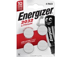 Energizer CR2032 – Lithium knoopcel batterijen – 4 stuks – 3V