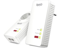 FRITZ! 1260E/1220E- Powerline adapter set - WLAN - 1200 Mbps - Wit