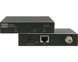 Gigabit Ethernet Over Coax Adapter Bridge met Lage Latency voor Thuisnetwerk