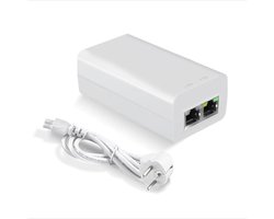 Gigabit PoE Injector voor IP Cameras en Toegangspunten - 15,4W/30W Power Ethernet Adapter