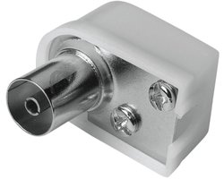 Hama Antennekoppeling Coax-hoek Schroefbaar