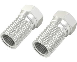 Hama F-stekker 7,0 Mm Schroefbaar 2 Stuks