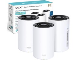 Mesh Wi-Fi 6 Powerline Systeem voor Hele Huis Dekking, Dual Band, Gigabit