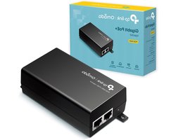 PoE Injector - PoE Adapter - Netwerk Uitbreiding - Gigabit Poorten - 100 Meter - Zwart