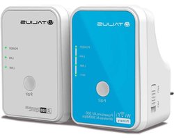 Powerline Adapter Kit - Netwerk Extender - Internet Uitbreiden - Inclusief WiFi - 300 Mbps - Wit