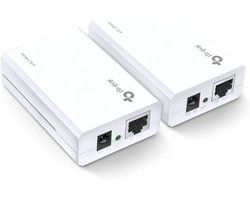 Powerline Adapter Kit - Stroom en Data Adapter - Netwerk Uitbreiden - Over Ethernetkabel - 100 meter - wit