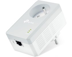 Powerline Adapter met Geïntegreerd Stopcontact - Witte Starterkit