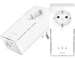 Powerline Adapter Set 2000 Mbps met Stopcontact - Internet Versterker tot 300m
