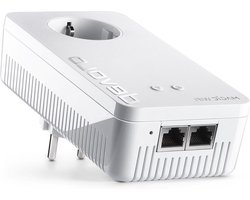 Powerline WiFi Adapter - Netwerk Uitbreider - Internet Verbinding - 2400 Mbps Snelheid - Gigabit LAN Poorten - Wit