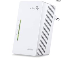 RFWR® Powerline Wifi-extender 300 Mbps met 2 Ethernet-poorten en Wifi-kloon functie