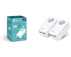 WLAN Powerline Adapter met Dual Band 1200Mbit/s en AV1300 Gigabit Netwerkadapter 1300 Mbps