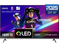 CHiQ U50QST - Smart TV 50 Inch - 4K QLED Google TV - UHD - 2025 Nieuw