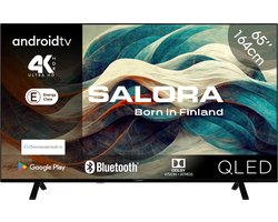 Salora 65QLED320 tv 165,1 cm (65") 4K Ultra HD Smart TV Wifi Zwart 250 cd/m²