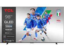 TCL P8K 98P8K | 98 4K Ultra HD QLED | Google TV | ONKYO 2.1 Hi-Fi | Dolby Vision | 144Hz (2025)