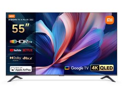 Xiaomi TV A Pro 2026 55 inch | 4K QLED Google TV | HDR10+ & Filmmaker Mode | 120Hz gaming | Dolby Audio & DTS-X | 94% DCI-P3 | AirPlay, Google Cast & Miracast | Google Assistant