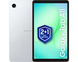 Samsung Galaxy Tab A11 - Wifi - 64GB - Silver + 1 jaar extra garantie