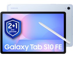 Samsung Galaxy Tab S10 FE - WiFi - 128GB - Blue + 1 jaar extra garantie