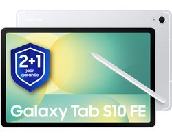 Samsung Galaxy Tab S10 FE - WiFi - 256GB - Silver + 1 jaar extra garantie
