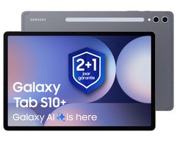 Samsung Galaxy Tab S10 Plus - 5G - 512GB - Moonstone Gray + 1 jaar extra garantie