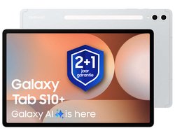 Samsung Galaxy Tab S10 Plus - WiFi - 256GB - Platinum Silver + 1 jaar extra garantie