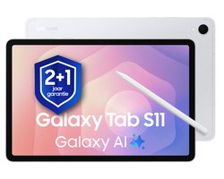 Samsung Galaxy Tab S11 - 128GB - Silver + 1 jaar extra garantie