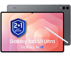 Samsung Galaxy Tab S11 Ultra - 256GB - Gray + 1 jaar extra garantie