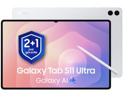 Samsung Galaxy Tab S11 Ultra - 256GB - Silver + 1 jaar extra garantie