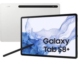 Samsung - Galaxy Tab S8+ 5G - 128GB - Zilver