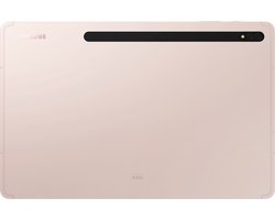 Samsung Galaxy Tab S8+ SM-X800N Snapdragon 256 GB 31,5 cm (12.4") 8 GB Wi-Fi 6 (802.11ax) Roze goud