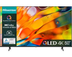 Hisense 50E7KQ, 127 cm (50") - 3840 x 2160 Pixels - QLED - Smart TV - Wifi - Zwart