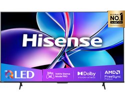 Hisense 75E7Q PRO - 75 inch - 4K QLED - 144hz - 2025 - Smart TV