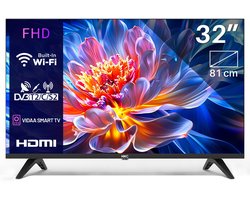 HKC 32 inch (81 cm) Full HD Smart TV – VIDAA – WiFi – DVB-T2/C/S2 – Zwart - H32N1F-V