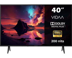 Horizon Diamant Smart TV 40 inch - LED Televisie - Full HD - WiFi - Netflix - Dolby Digital Plus - Laag Energieverbruik