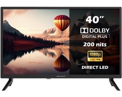 Horizon TV 40 inch - LED Televisie - Diamant Serie Full HD - Dolby Digital Plus