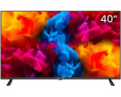Kiano Slim 40 Inch Full HD TV – Direct LED – Dolby Digital Plus – DVB-T2/S2 – PVR Ready (Opnemen via USB) – Hotelmodus – Zwart