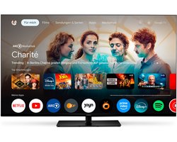 MEDION 108 cm (43") TV (Google TV, 4K, Dolby Vision HDR, Netflix, Prime Video, Disney+, Dolby Atmos, DTS X, Smart TV, PVR, Bluetooth, MD 843400)