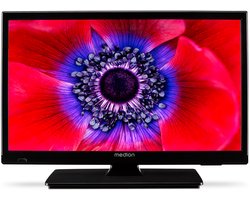 MEDION 47 cm (19 inch) HD TV (perfect voor camping, camper, vrachtwagen, tuin, 12V autoadapter, Triple Tuner, HDMI, USB), MD 819000