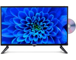 MEDION 59,9 cm (24 inch) Full HD TV (ingebouwde dvd-speler, ideaal voor camping, camper, vrachtwagen, tuin, 12V auto-adapter, Triple Tuner, HDMI, USB), MD 824001