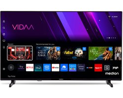 MEDION Full HD TV 80 cm (32 inch) (Smart TV, HDR, VIDAA Store, Netflix, Prime Video, Disney+, DAZN, Paramount+, HbbTV, PVR, Bluetooth), MD 832101